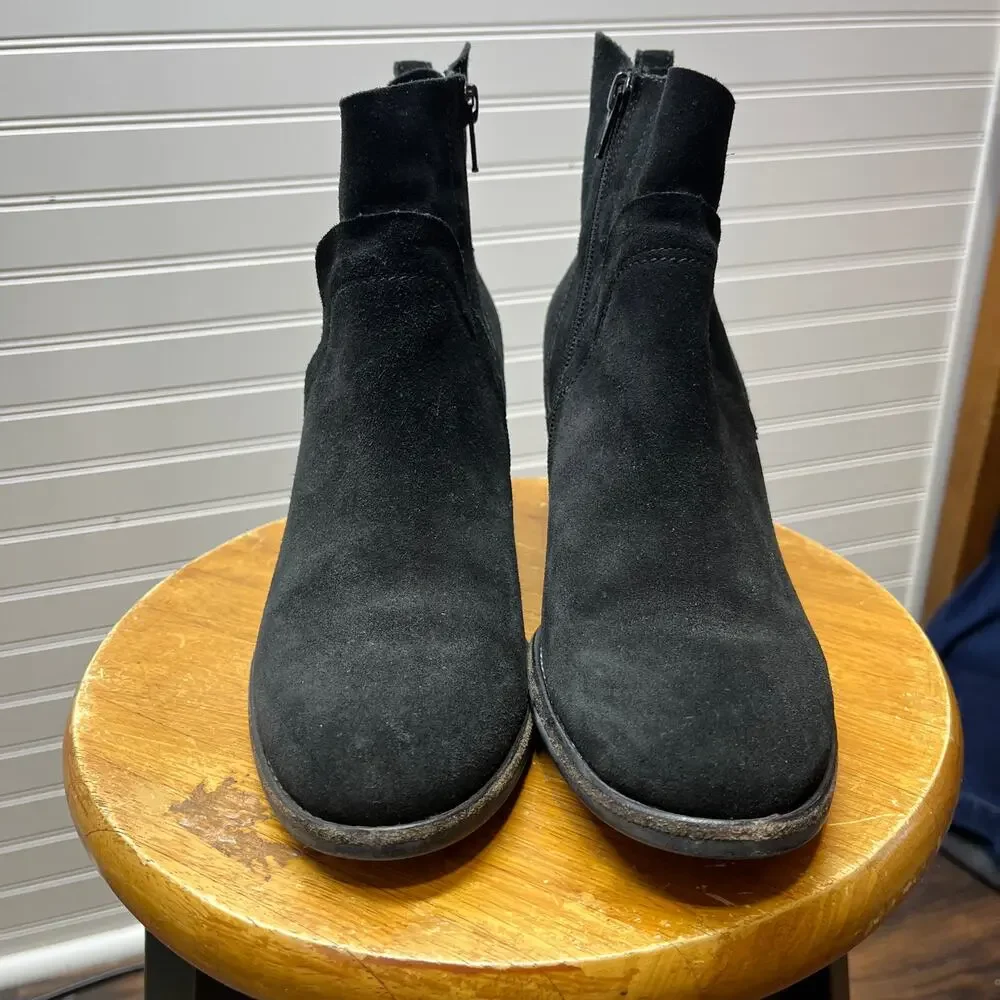 Paul Green Suede Echt Leder Ankle Bootie Size 6.5